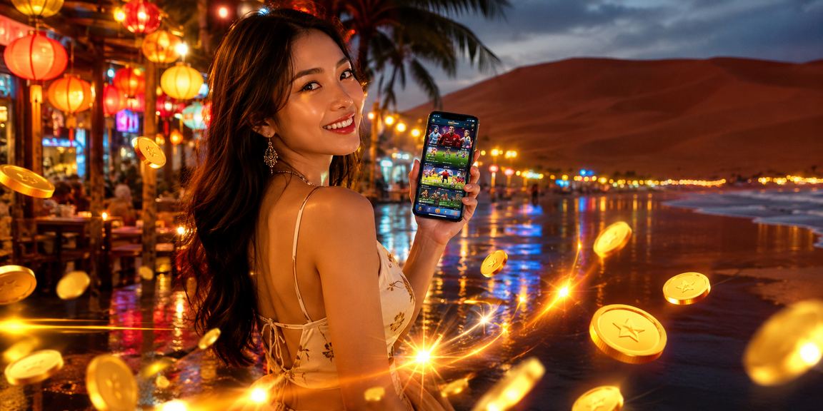 Người dùng cá cược thể thao và khám phá nền tảng a1466 tại chợ đêm Mũi Né